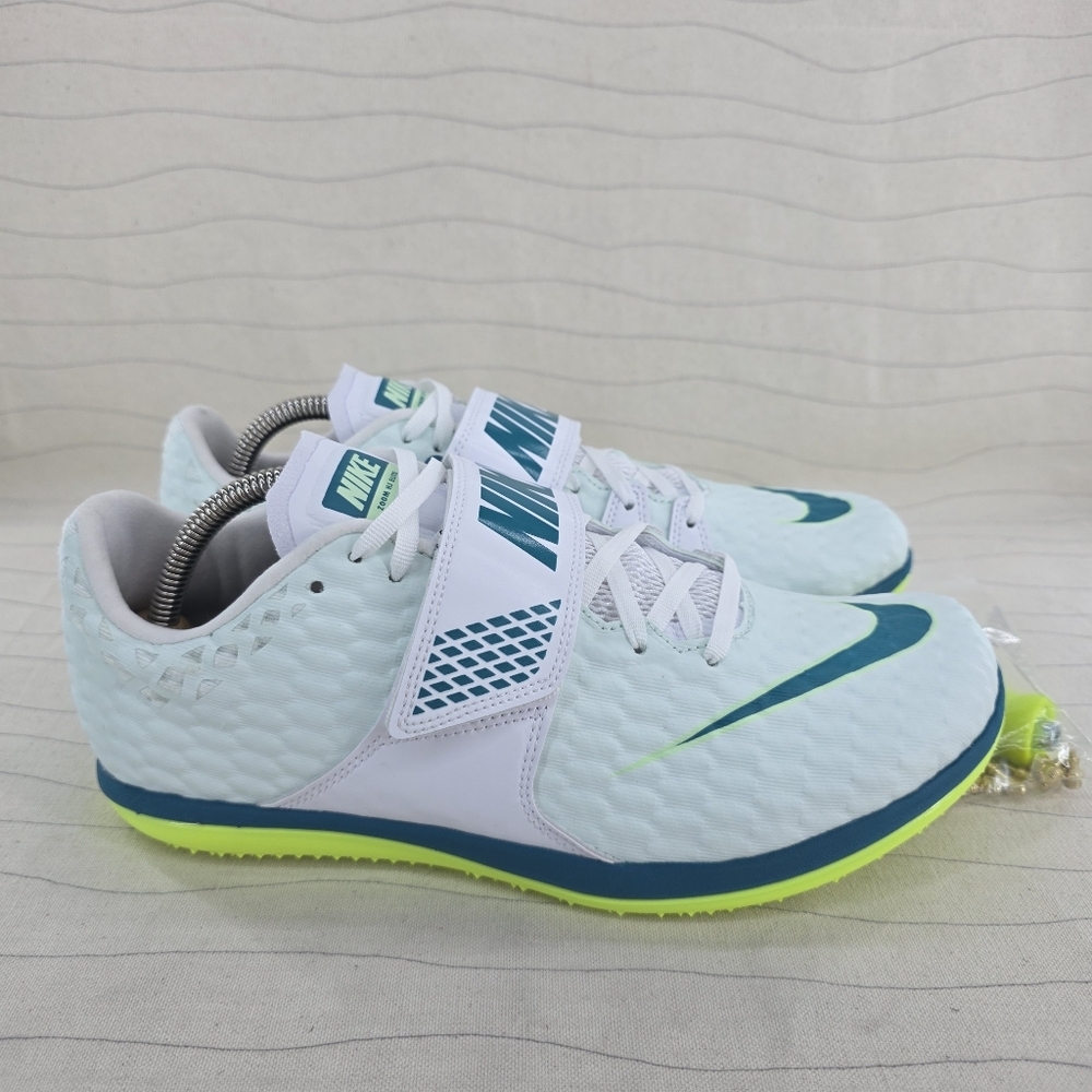 Nike Mens Zoom High Jump Elite Barely Green/Bright Spruce FZ9636-100 Sz 9.5 NEW